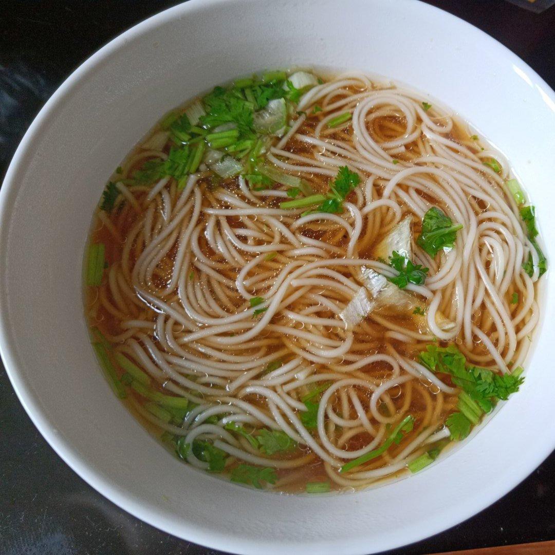 快手早餐-酱汤面，汤都喝光