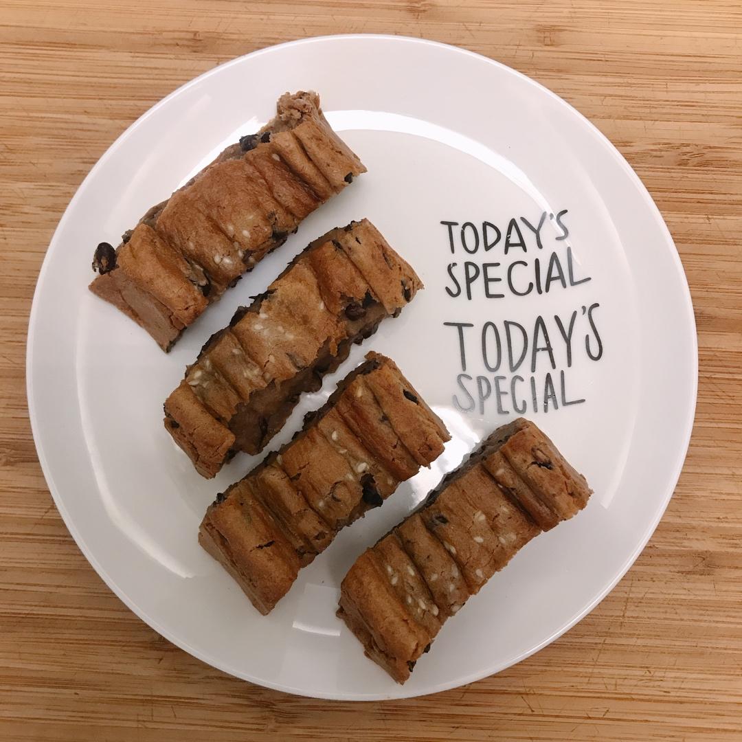 台湾小吃，红豆烤年糕！