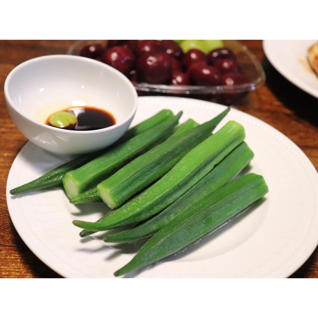 陈皮梅大嫂做的芥末秋葵