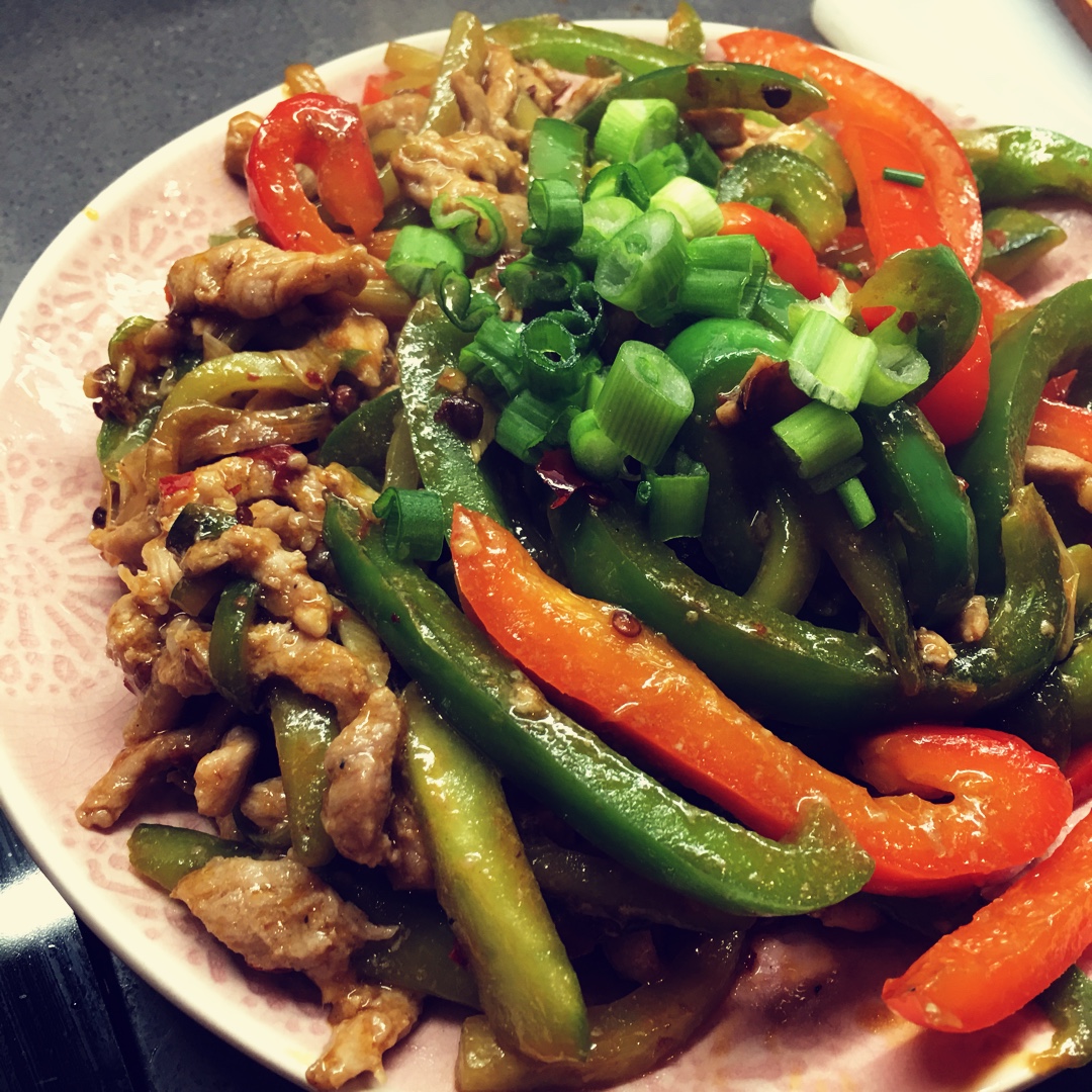 青椒炒肉丝