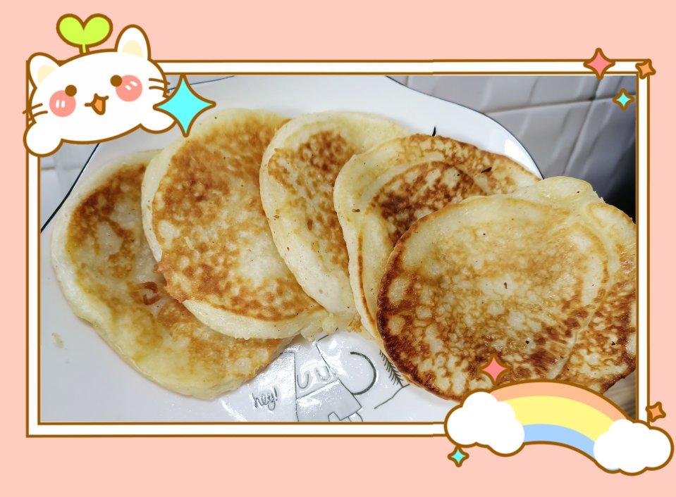 不用和面的【奶香糯米饼】