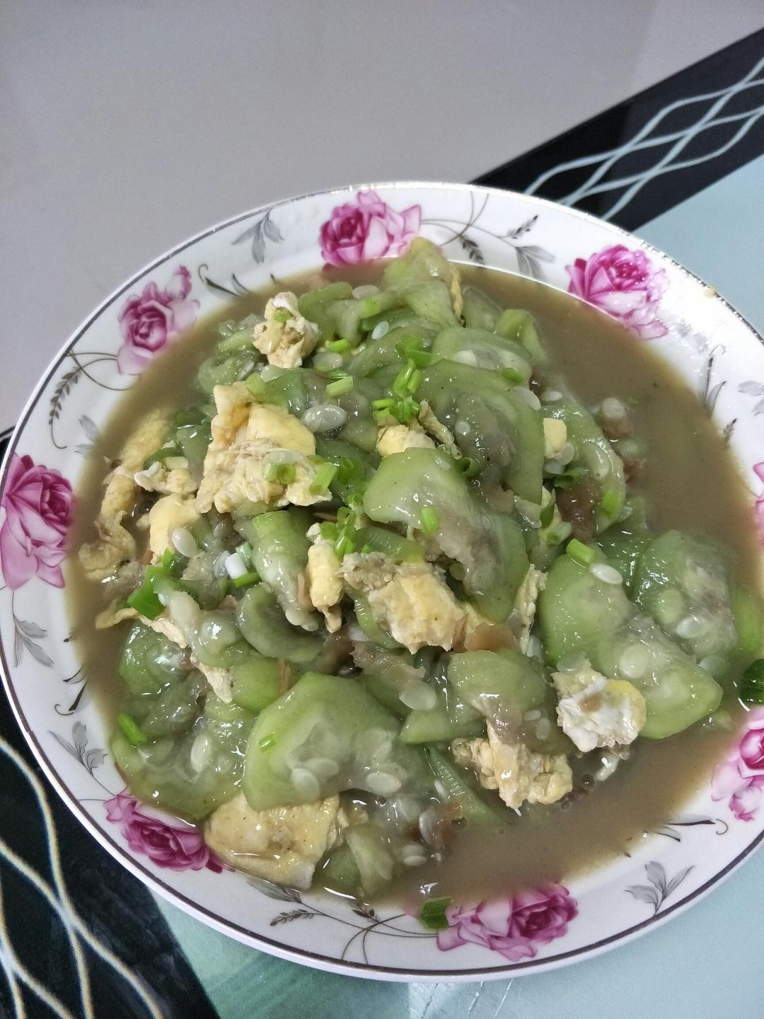 丝瓜炒蛋