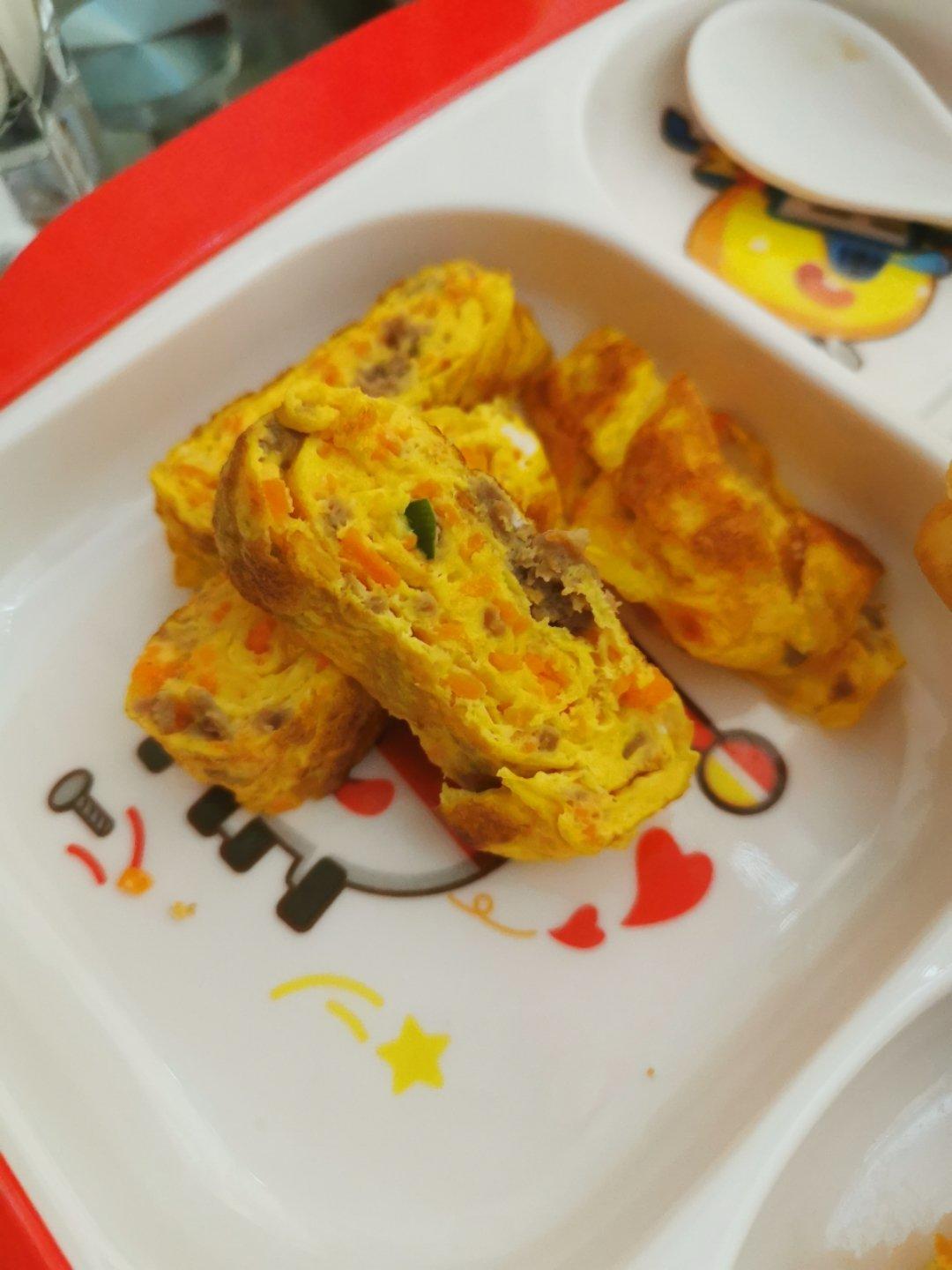 青菜鸡蛋卷（辅食）