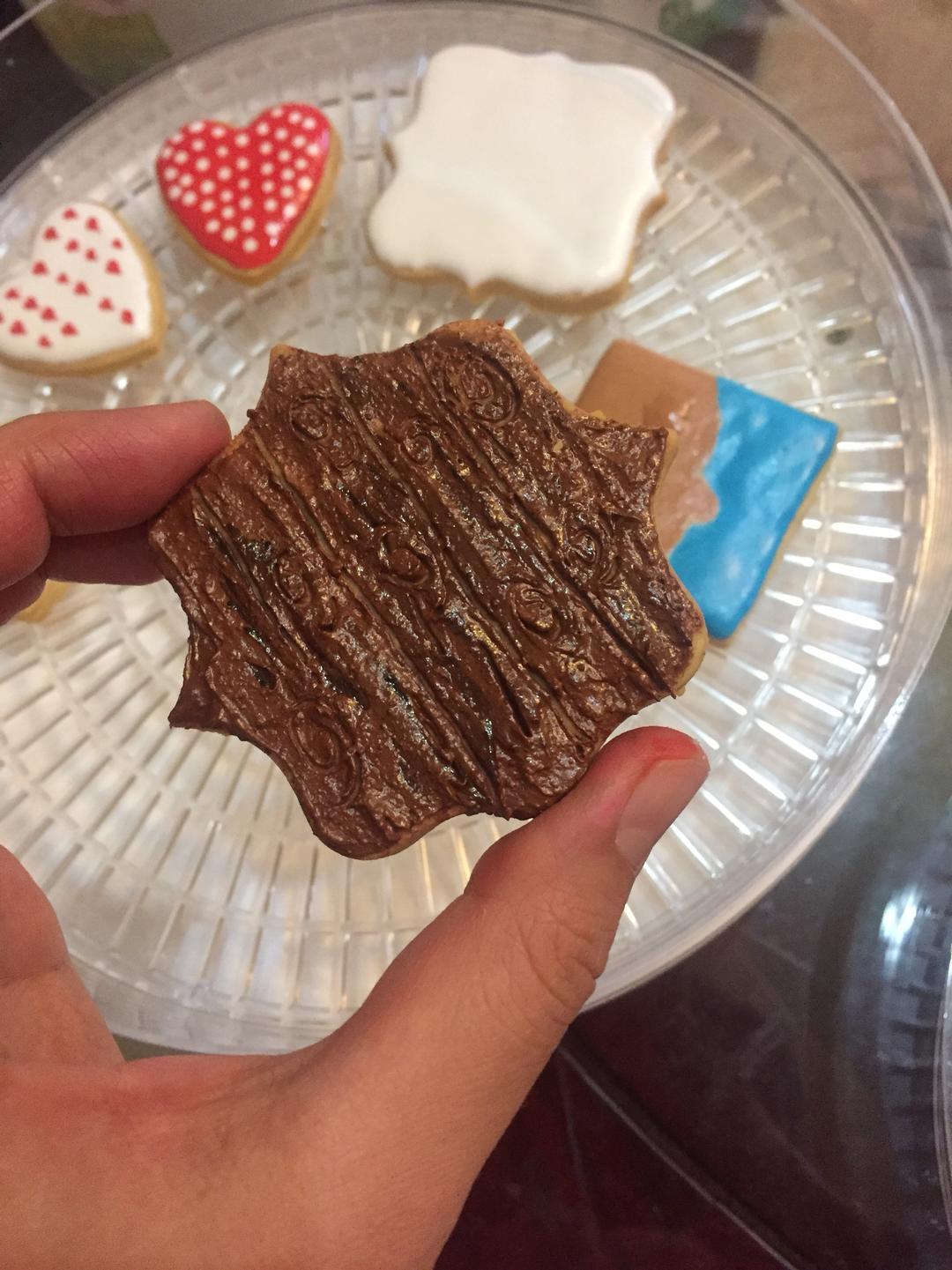 糖霜饼干存图的做法