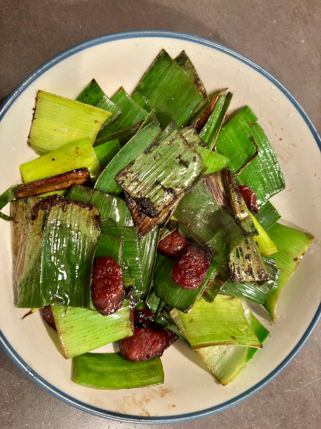 青蒜炒腊肉