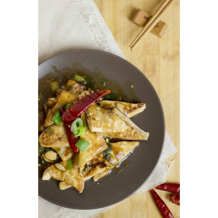 外酥里嫩的煎豆腐