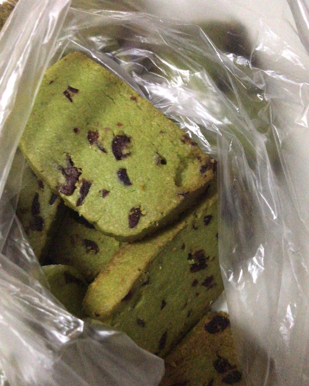 抹茶蔓越莓饼干