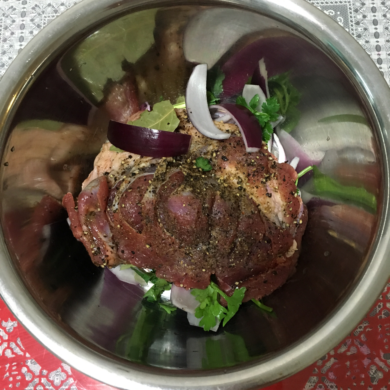 外酥里嫩好吃到尖叫【蒜香孜然烤羊腿】