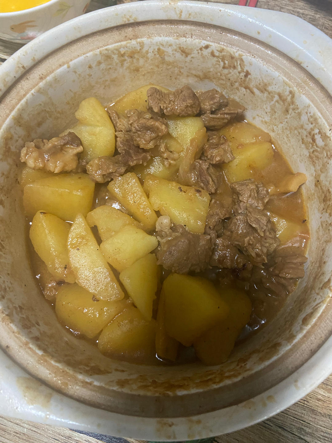 沙茶牛肉土豆煲