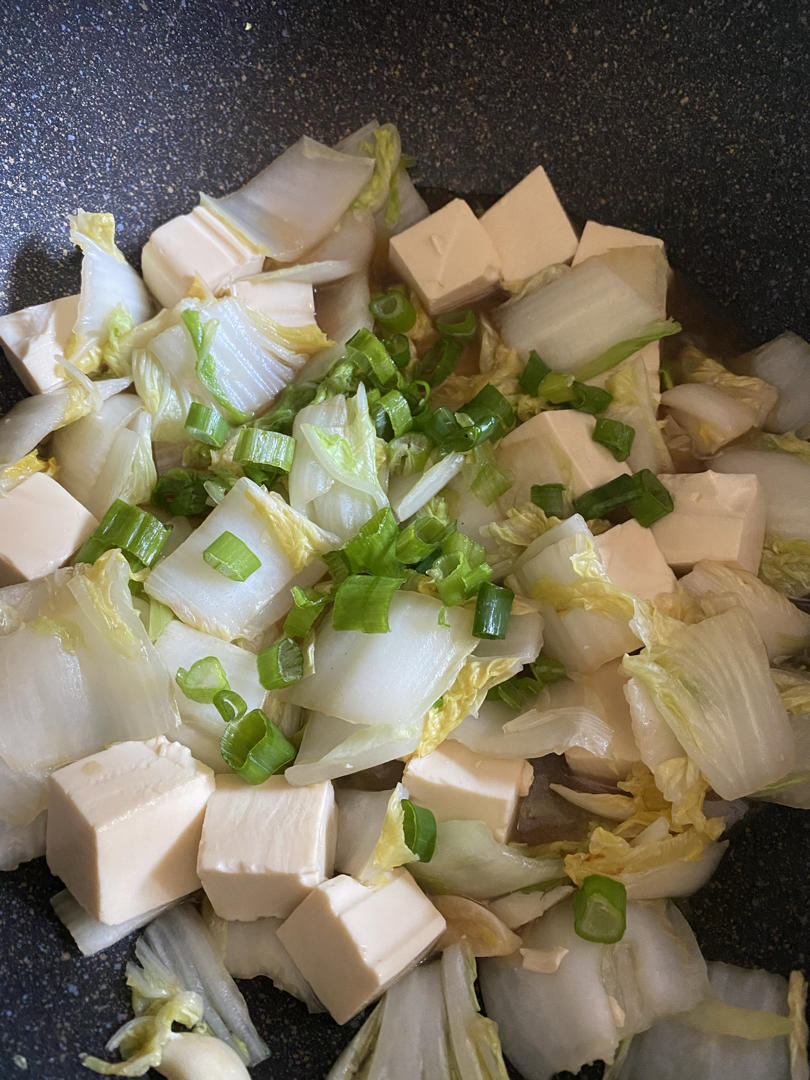 白菜豆腐这样做😋连汤汁都不剩🔅鲜美又美味