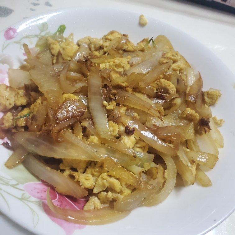 洋葱炒鸡蛋