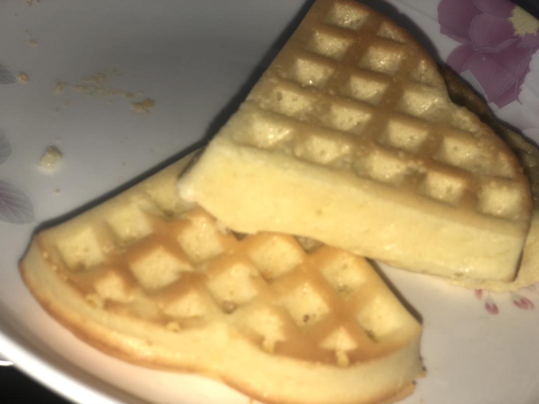 不用黄油的华夫饼