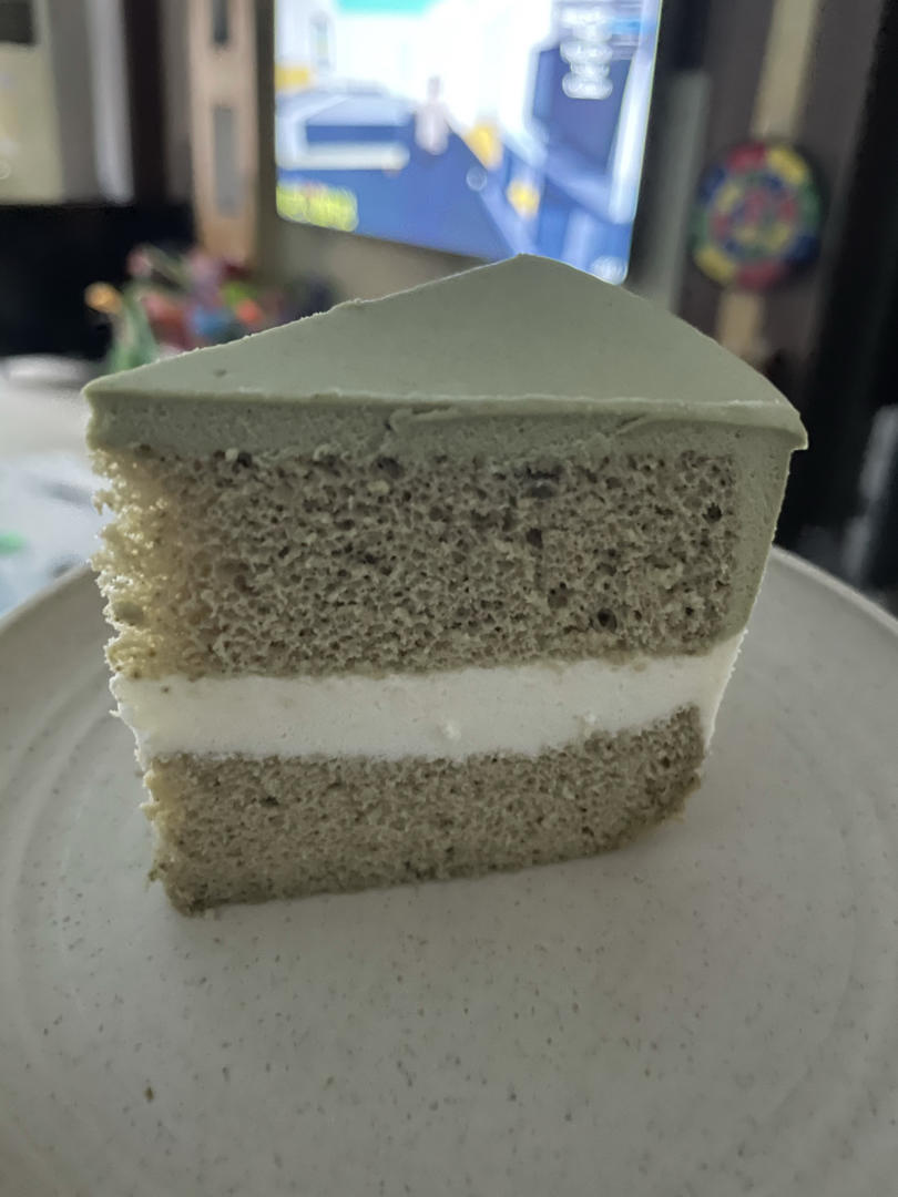 抹茶双享慕斯