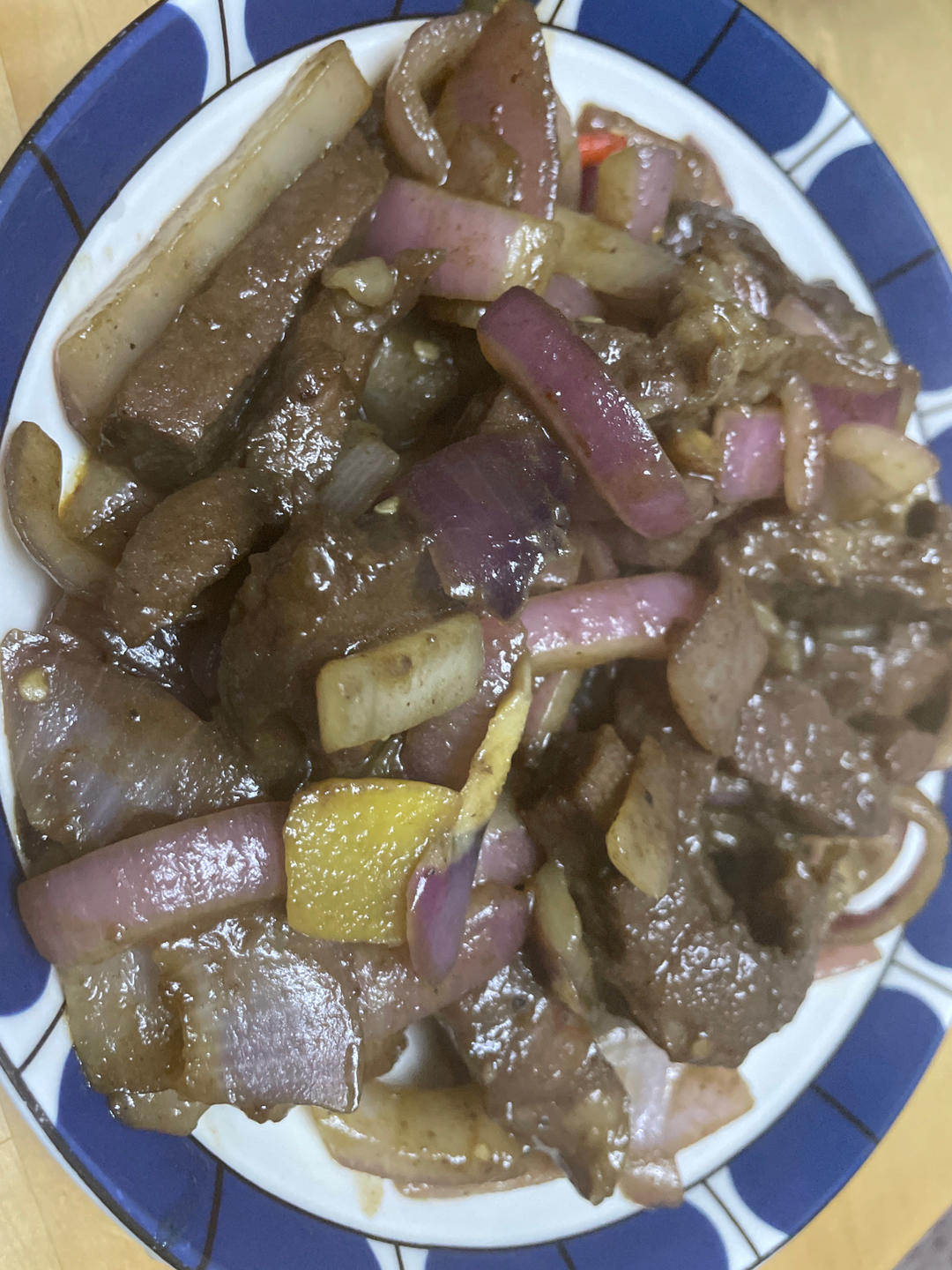 洋葱炒牛柳