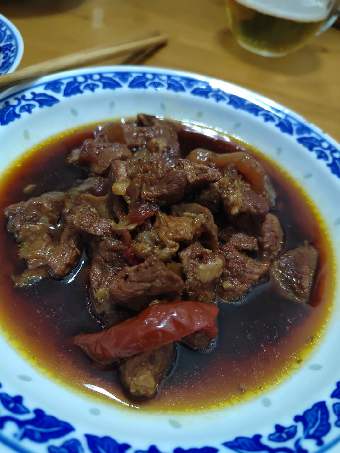 无水高压锅炖牛肉