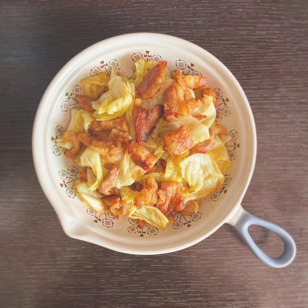 简单 咖哩快炒高丽菜/包菜