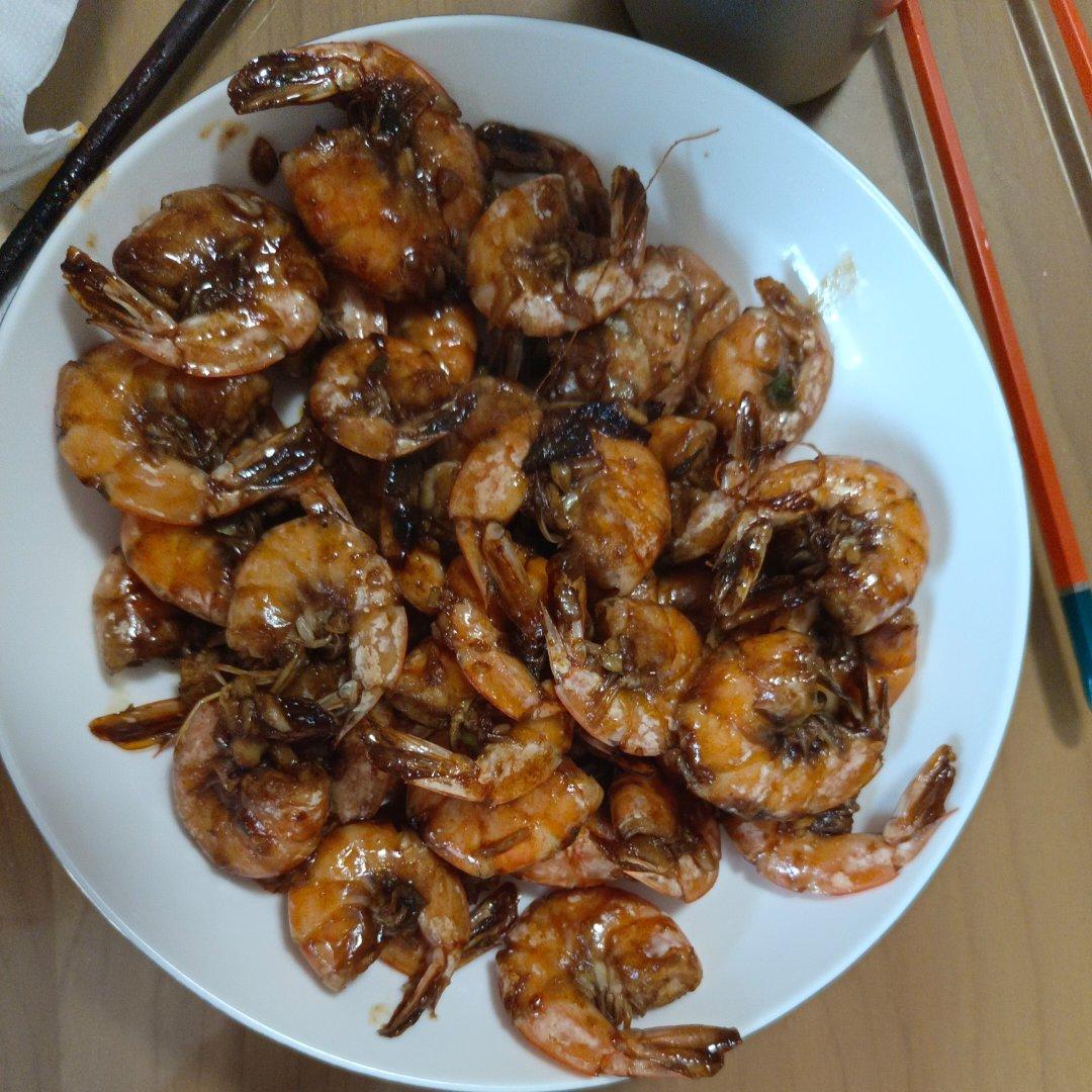家庭版油焖大虾
