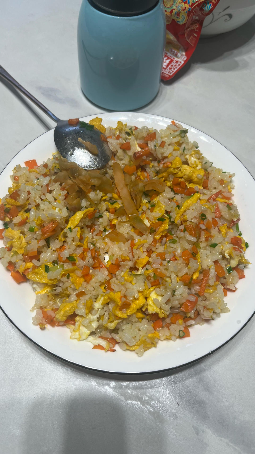 炒米饭蛋炒饭二十分钟快手家常