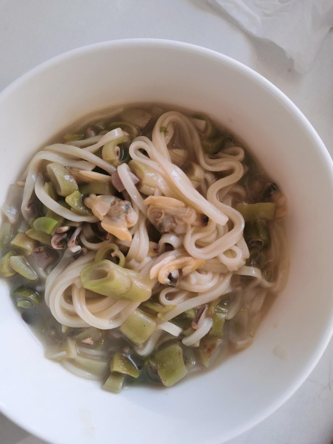 🍜大连特色芸豆蚬子面🍜