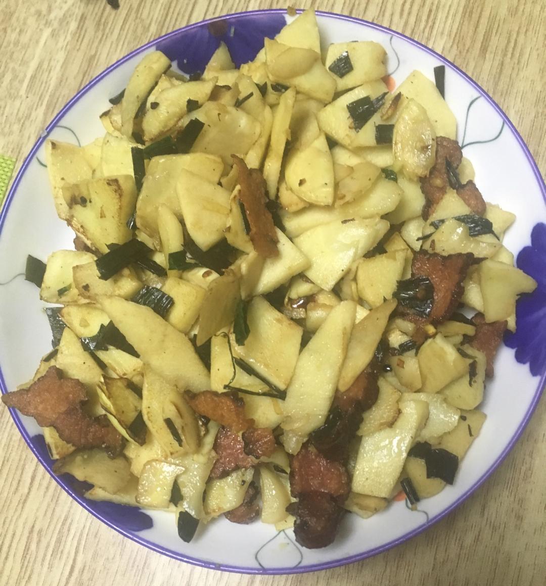 冬笋炒腊肉