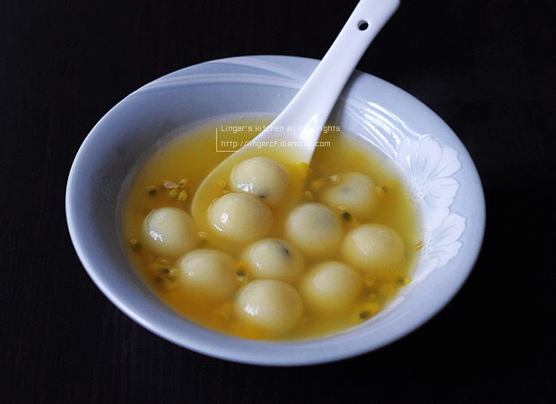 百香果汤圆
