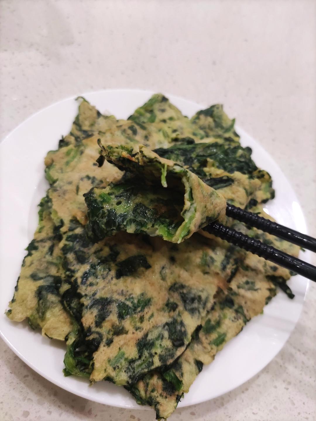 低脂菠菜鸡蛋饼