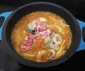 咖喱鲜虾猪肉粉丝煲的做法 步骤4