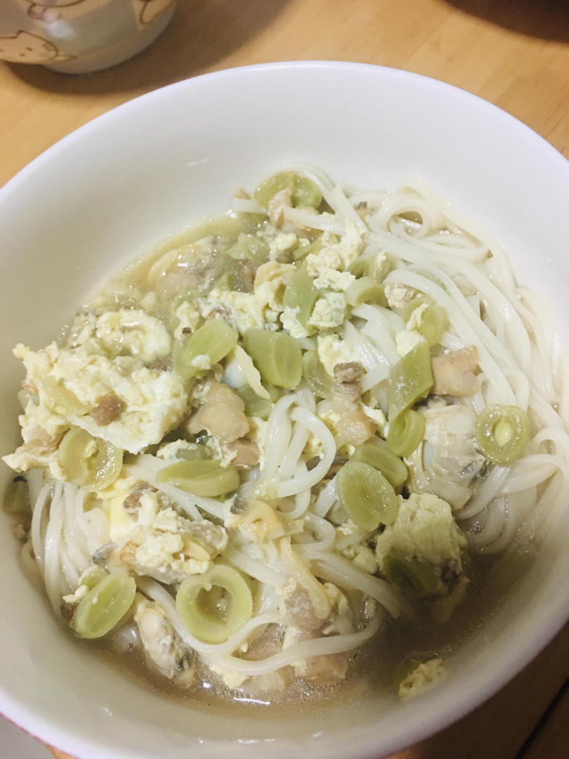 蛤蜊芸豆蔬菜面
