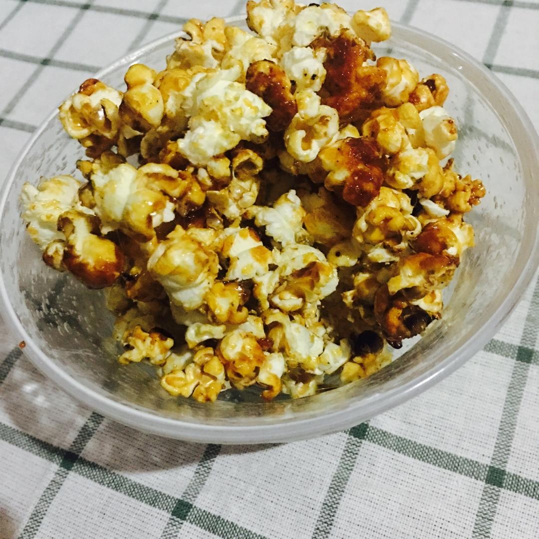 视频  自制焦糖爆米花