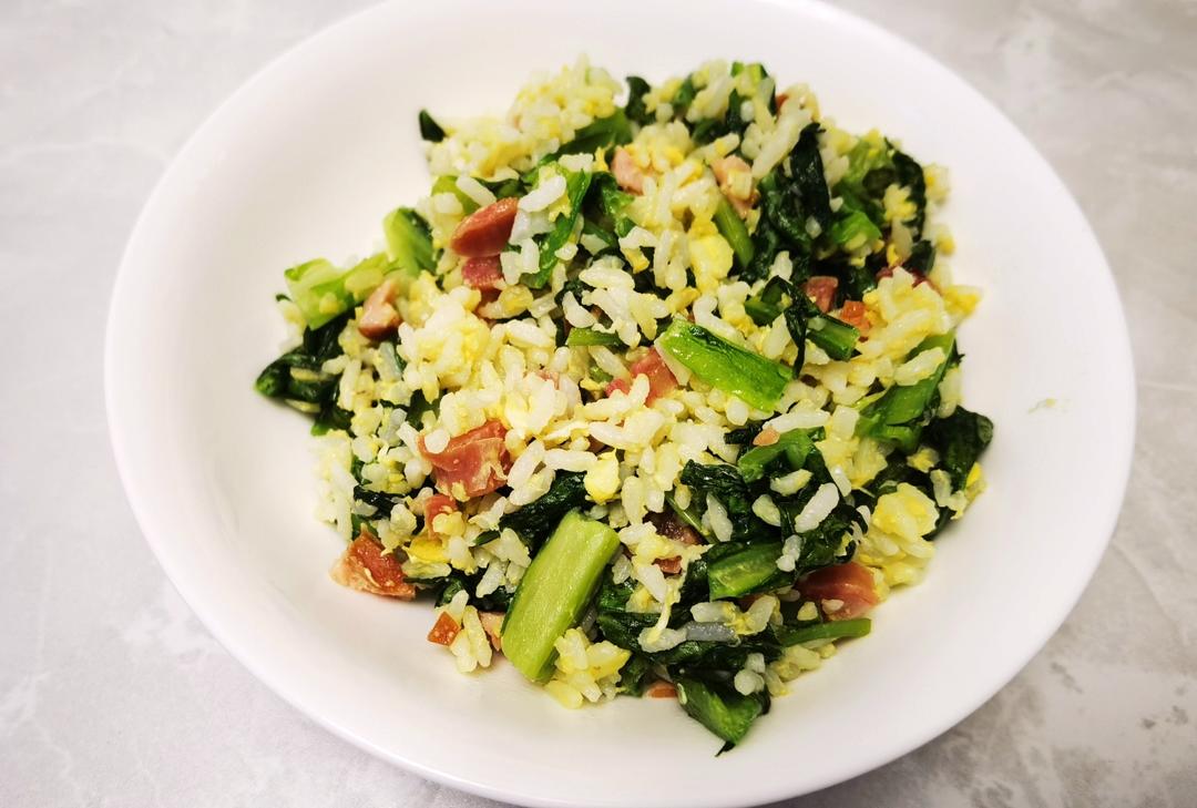 青菜（油麦菜）炒饭