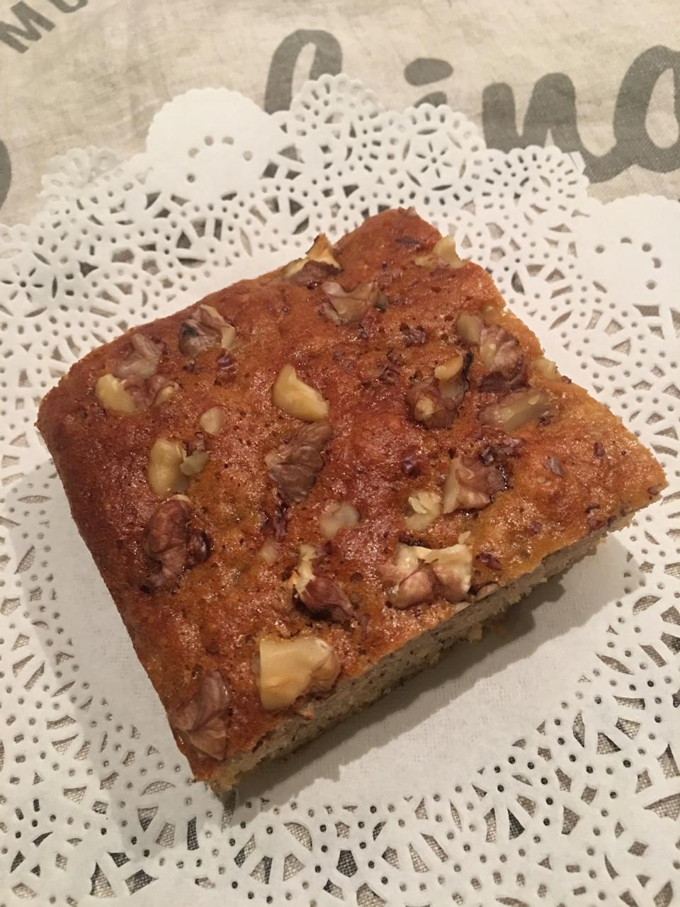 香蕉核桃蛋糕（低油少糖健康版）