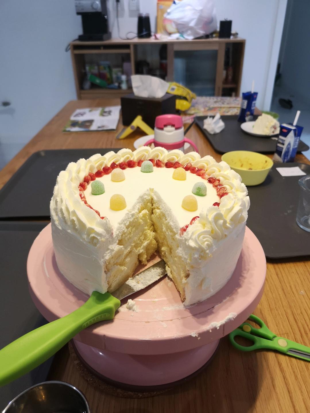 《Tinrry+》戚风蛋糕（6寸配方）（基础、超详细教程）