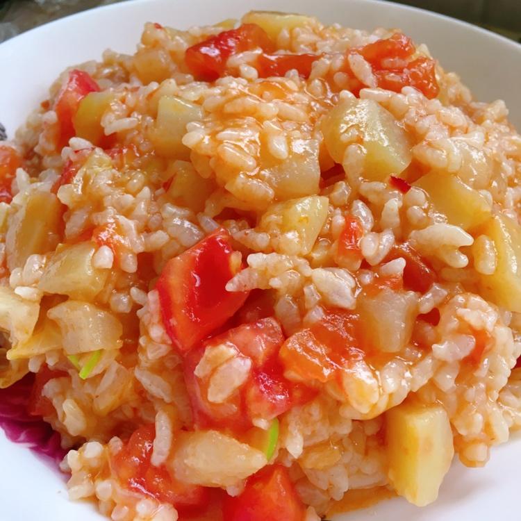 土豆焖饭（电饭锅版）
