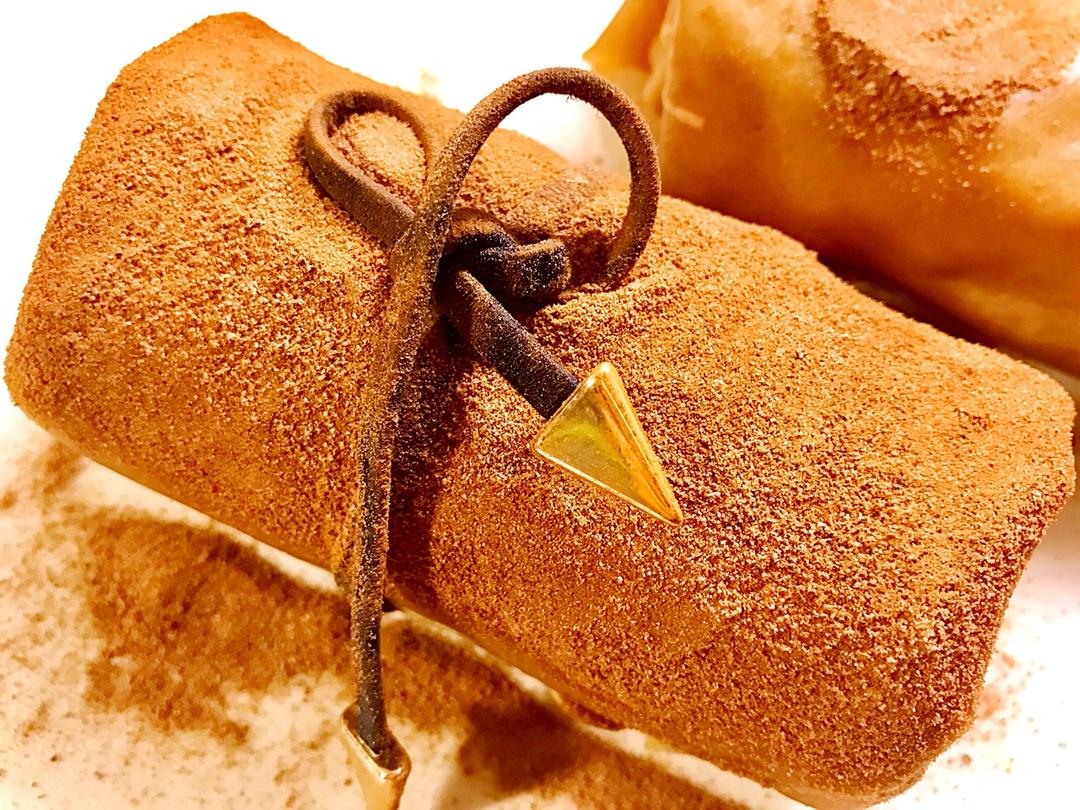 咖啡百利甜巧克力千层毛巾卷