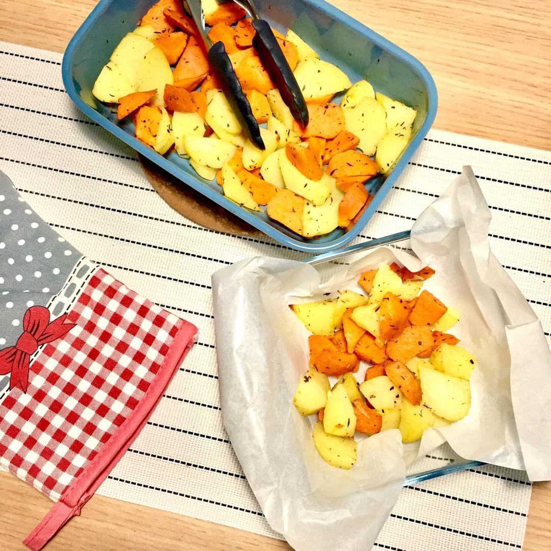 从此放弃油炸🥔烤杂蔬（土豆，红薯，藕片...）