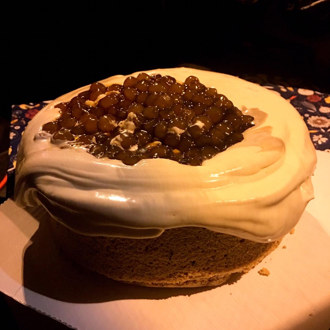 珍珠奶茶熔岩蛋糕