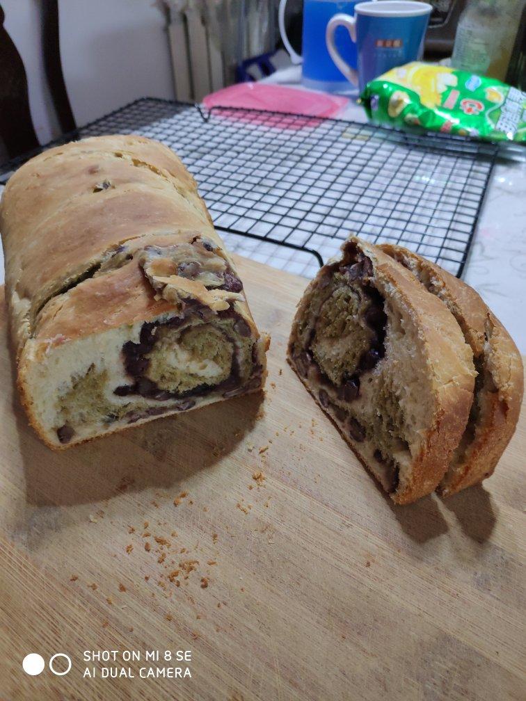 最正宗的日式抹茶红豆吐司