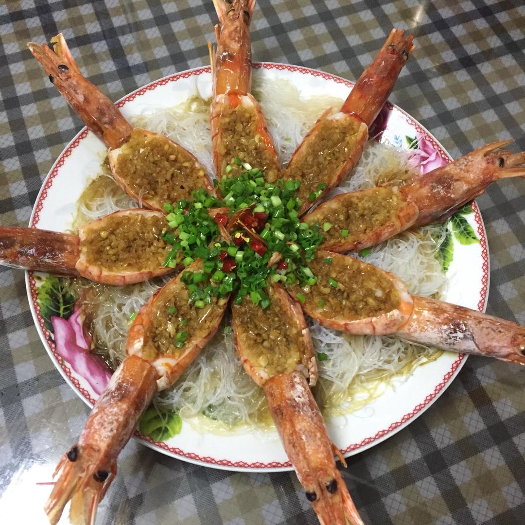 蒜蓉粉丝蒸虾