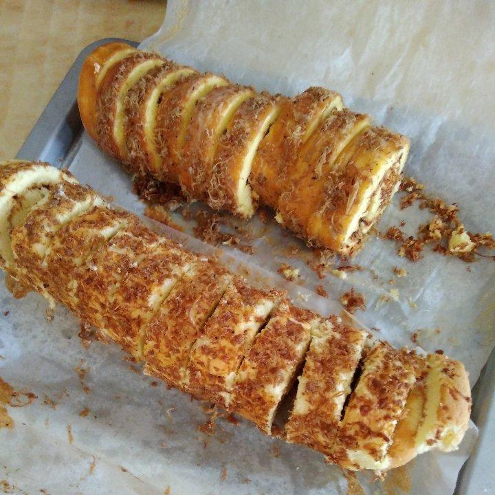 美善 品【香葱肉松蛋糕卷】