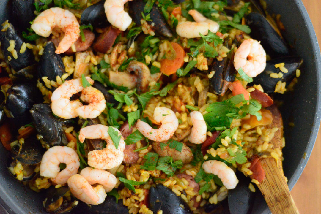 【曼食慢语】Seafood Paella 西班牙海鲜饭