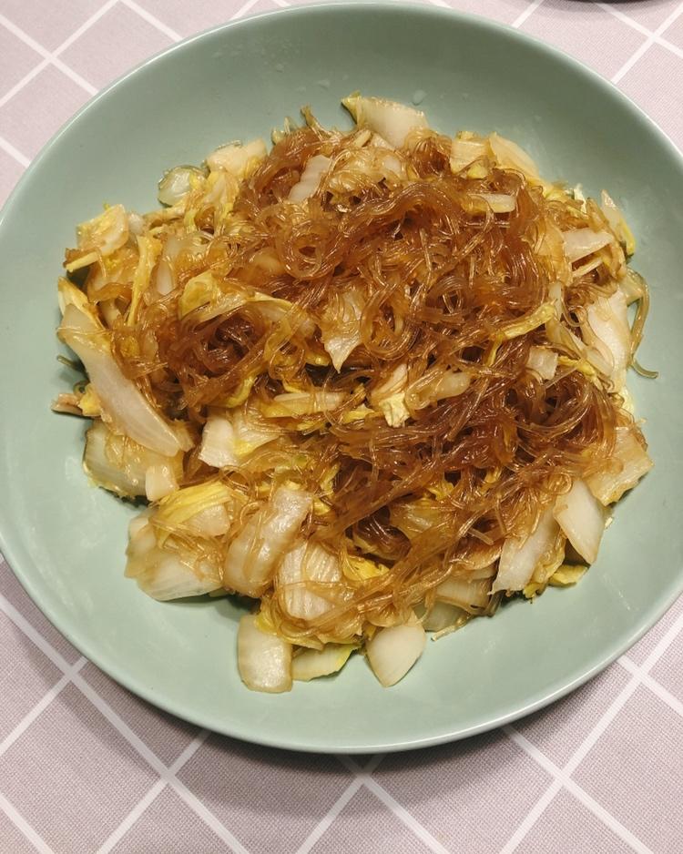大白菜炒粉丝