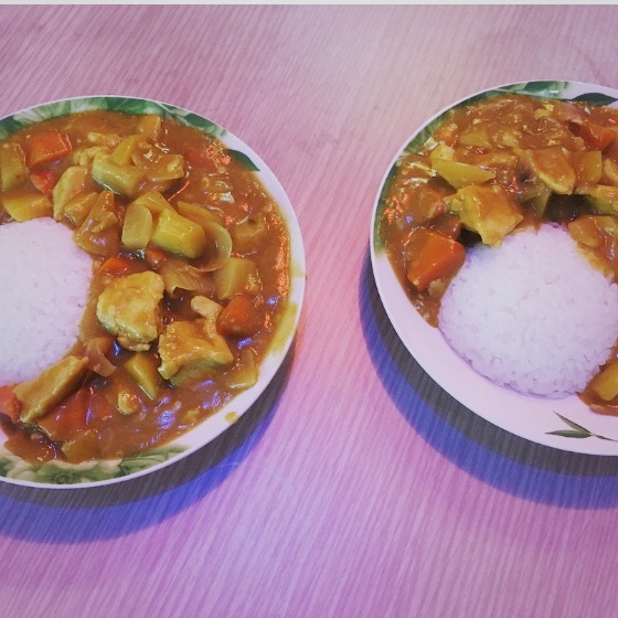 咖喱鸡饭
