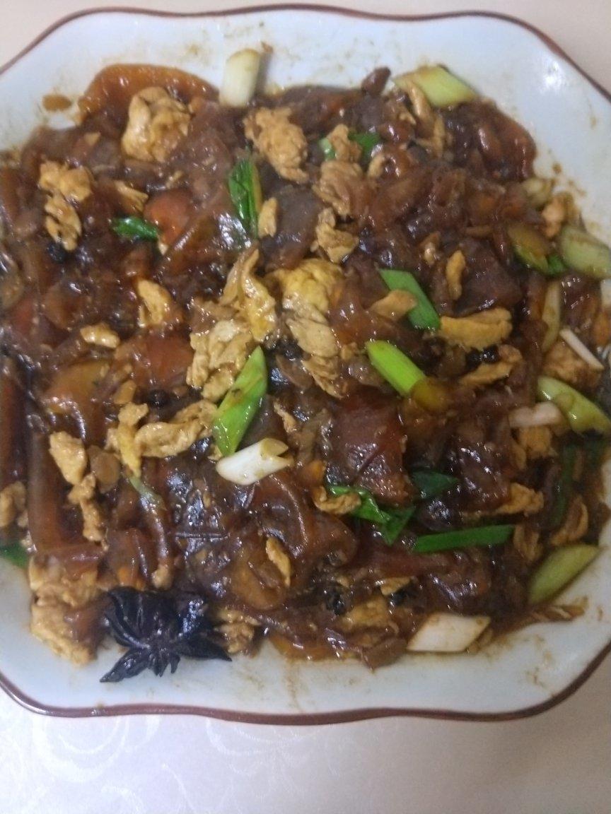 粉皮炒鸡蛋