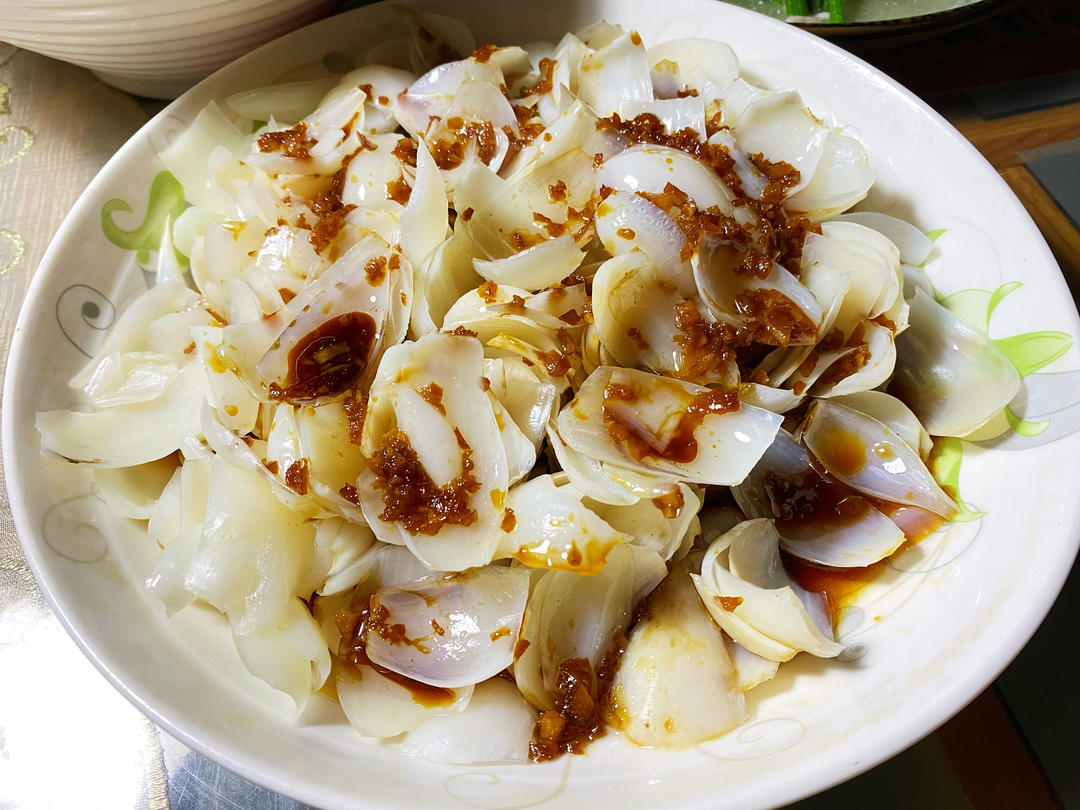 焗鲜百合—田螺菜谱简述版