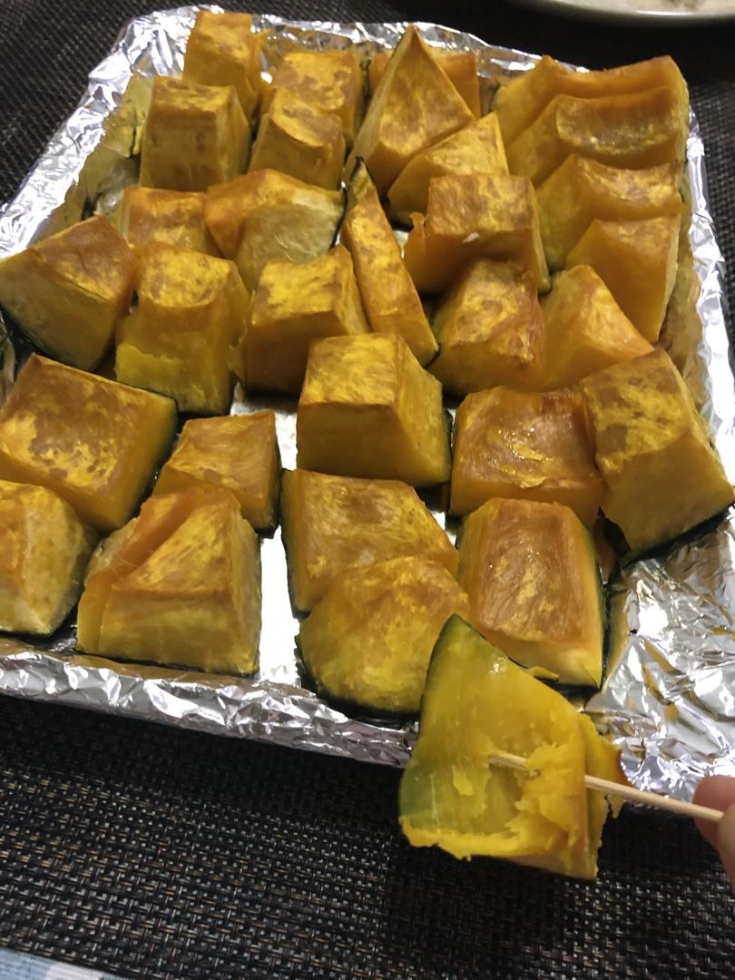 一辈子一定要吃一次烤南瓜！