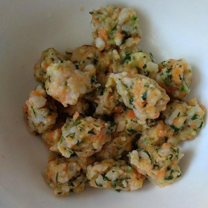 杂蔬米饭海鲜丸子 宝宝辅食食谱