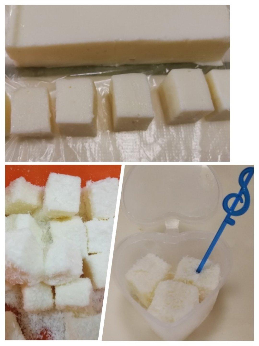 完胜85度C牛奶椰丝小方