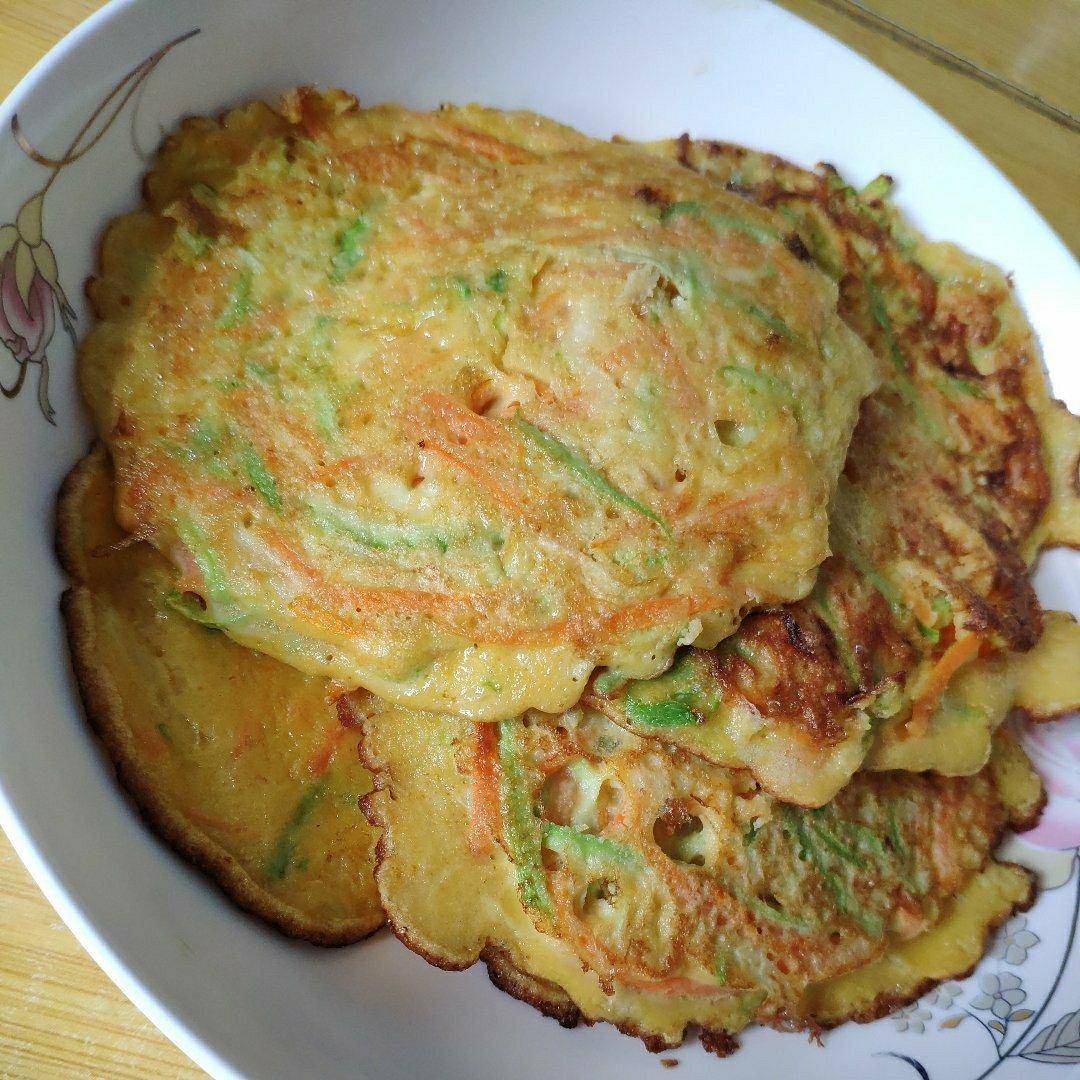 胡萝卜西葫芦鸡蛋饼