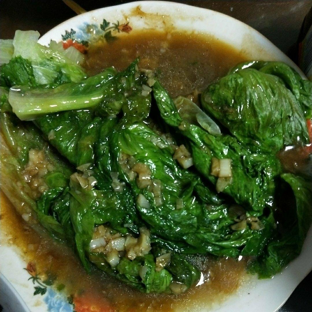 低脂蚝油生菜