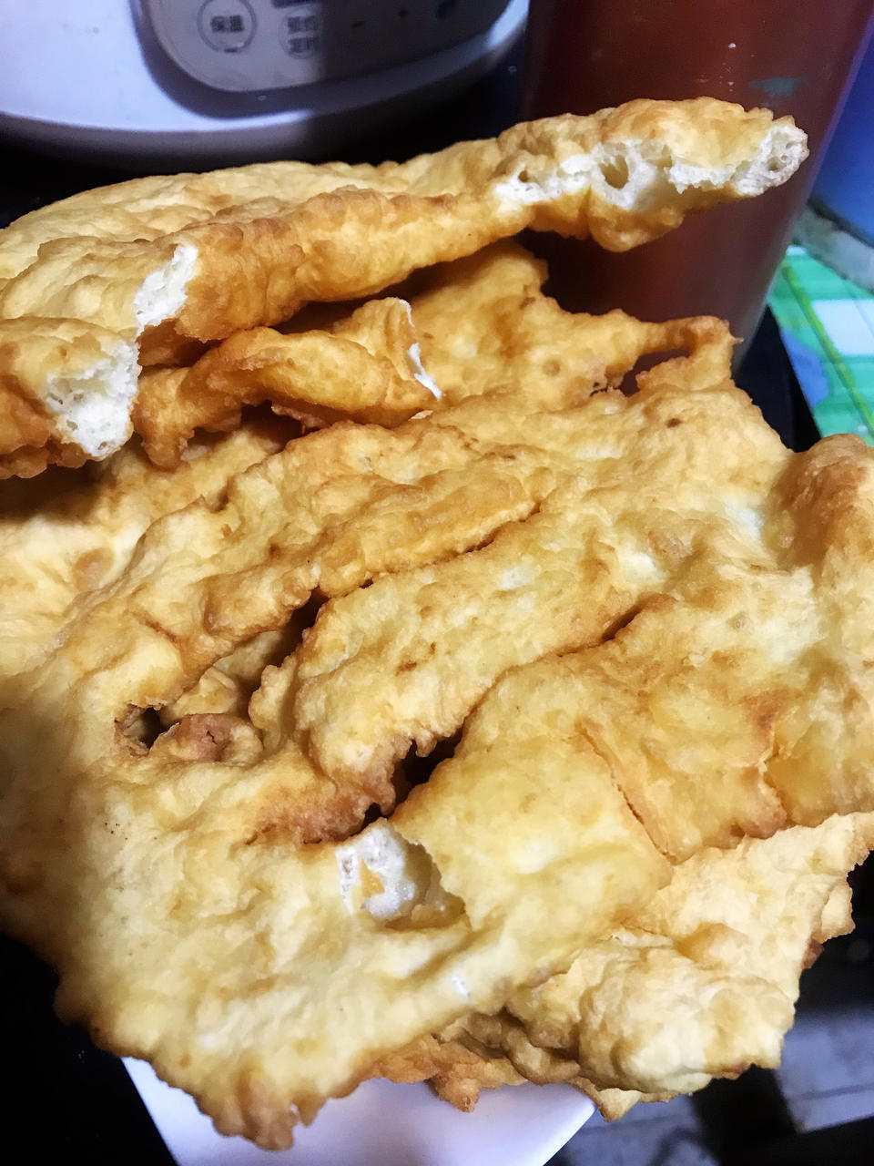冬季快速炸油饼的小窍门 外酥里软香掉牙 附细节视频详解